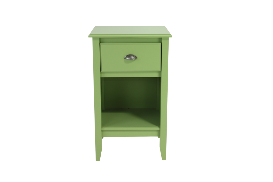1-Drawer  Nightstand  with Cup Pull in Foliage