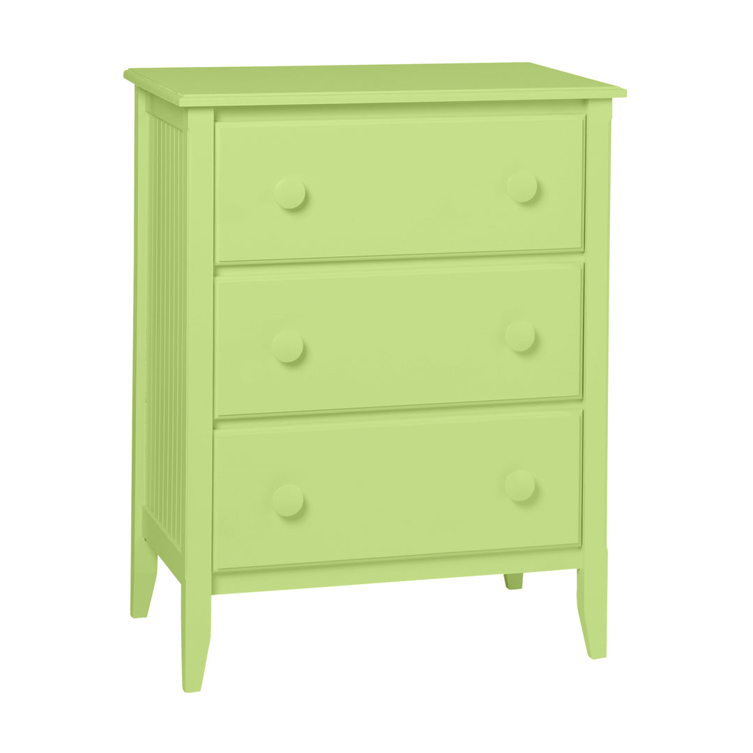 3-Drawer Chest in Firefly with Small Mushroom Knobs