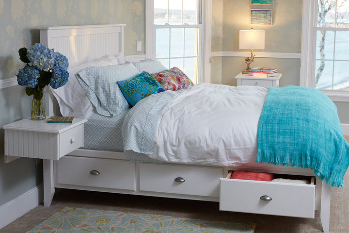 Floating Deep Nightstand with Drawer