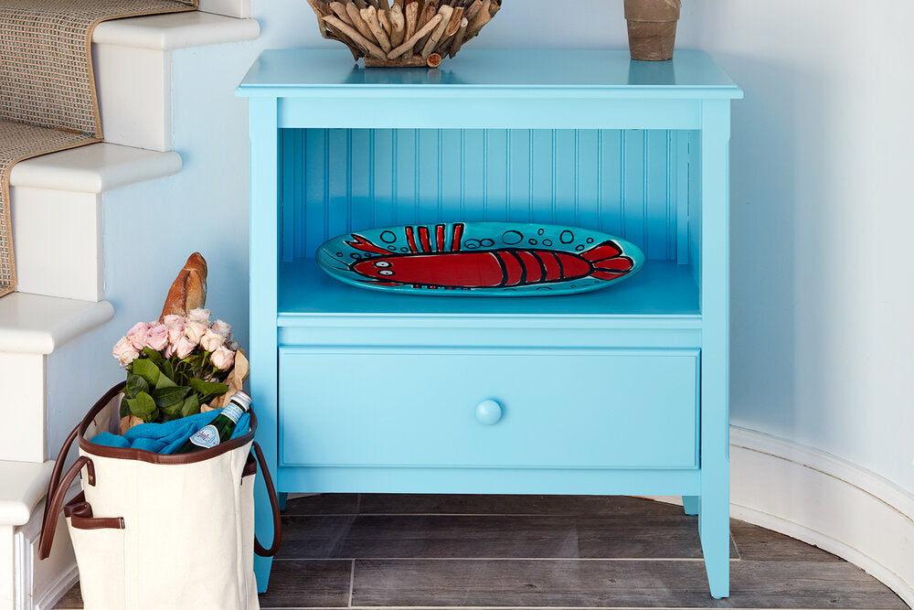 Open-Top Bedside Chest